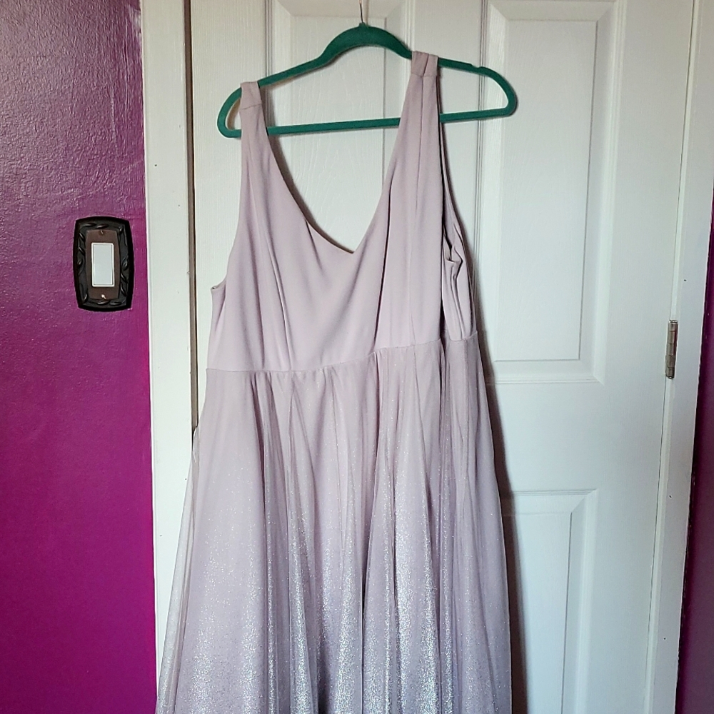 Torrid Lavender and Silver Dress